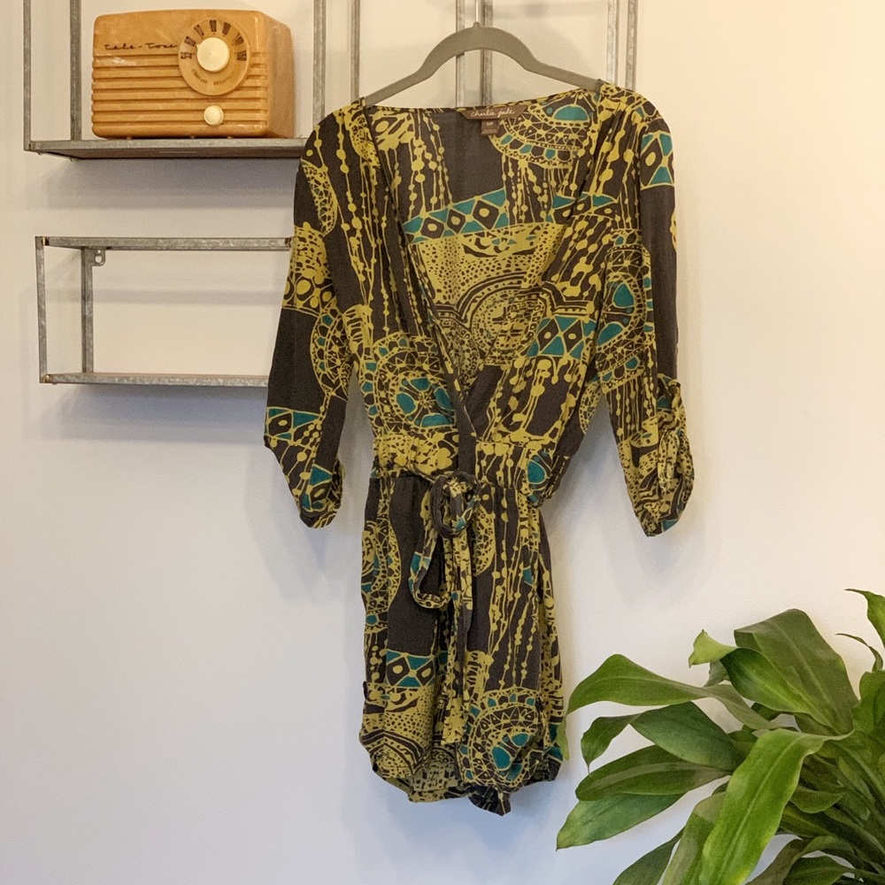 Charlie Jade Print Romper!